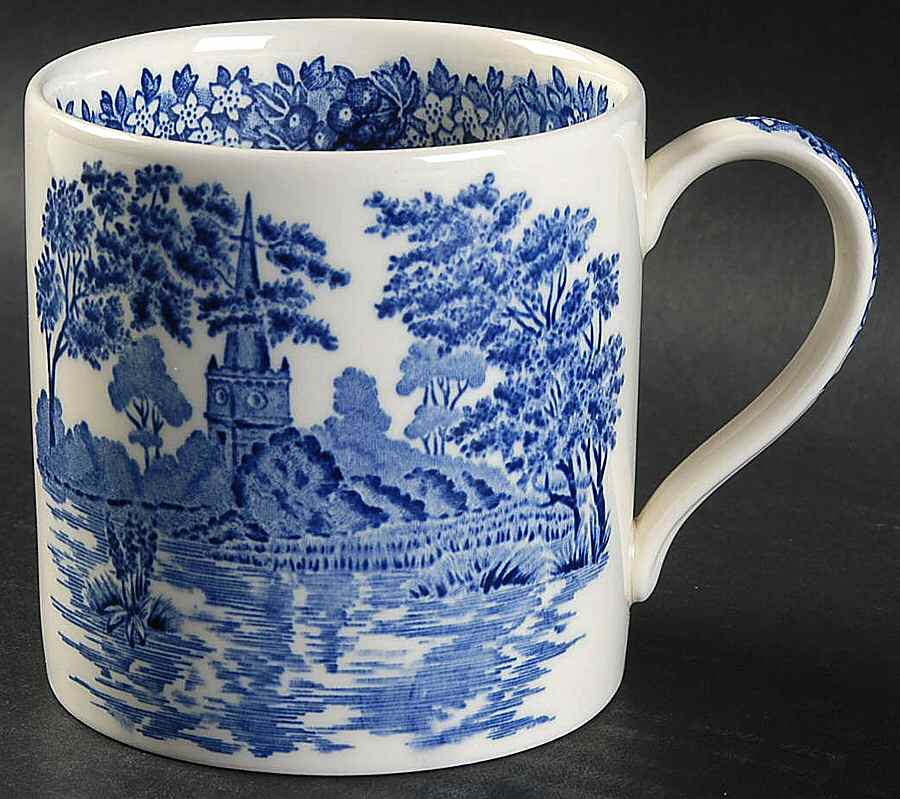 Romantic England Blue Mug by Wedgwood-1