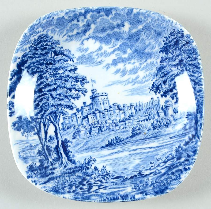 Royal Homes of Britain Blue Coaster by Wedgwood-1