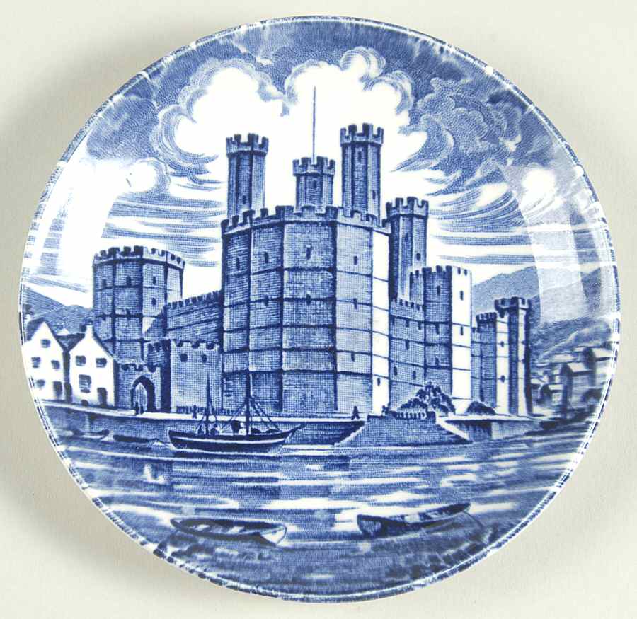 Royal Homes of Britain Blue Coaster by Wedgwood-1