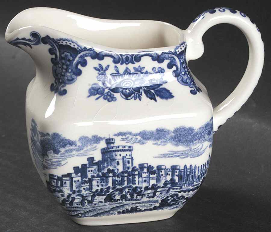 Royal Homes of Britain Blue Mini Creamer by Wedgwood-1