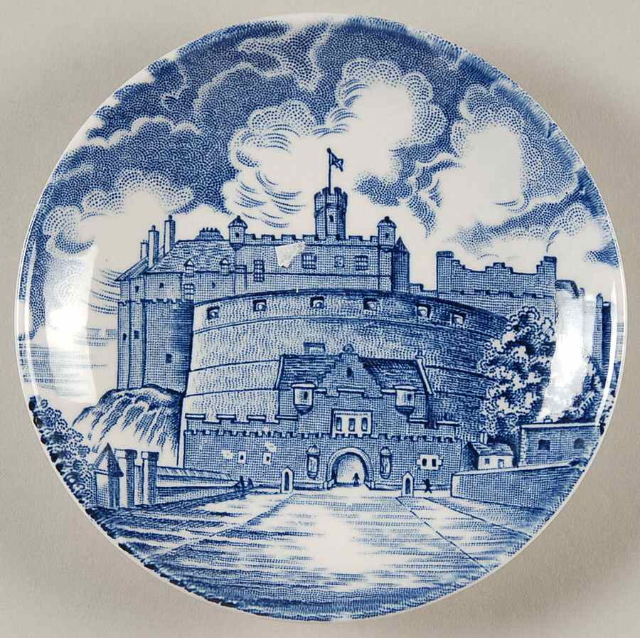 Royal Homes of Britain Blue Coaster by Wedgwood-1