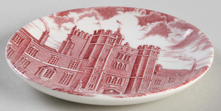 Royal Homes of Britain Pink Coaster by Wedgwood-1