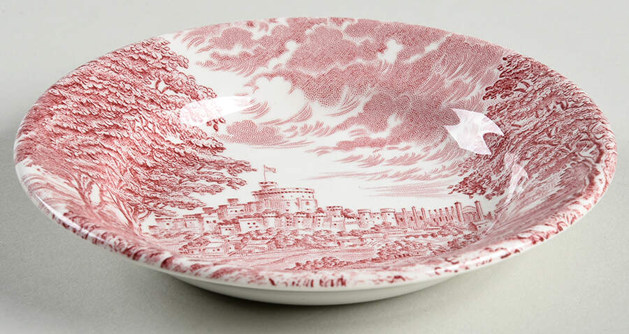 Royal Homes of Britain Pink 4" Ashtray by Wedgwood-1