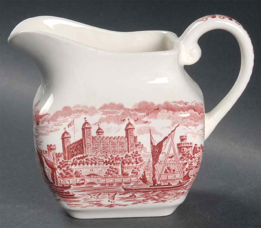 Royal Homes of Britain Pink Creamer by Wedgwood-1