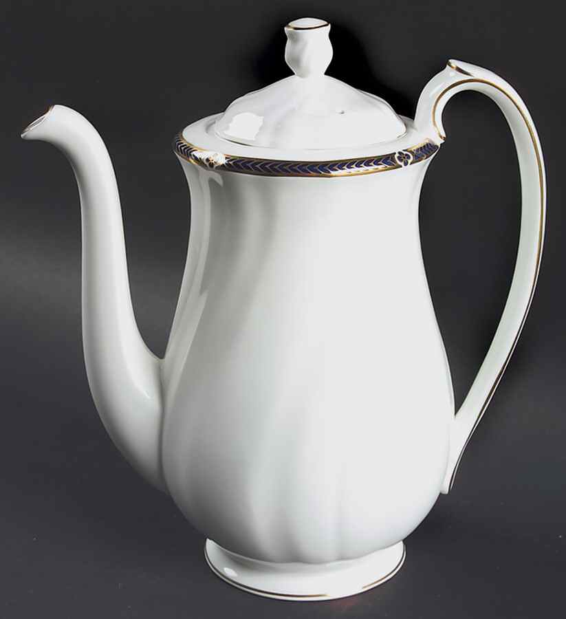 Royal Lapis Coffee Pot & Lid by Wedgwood-1