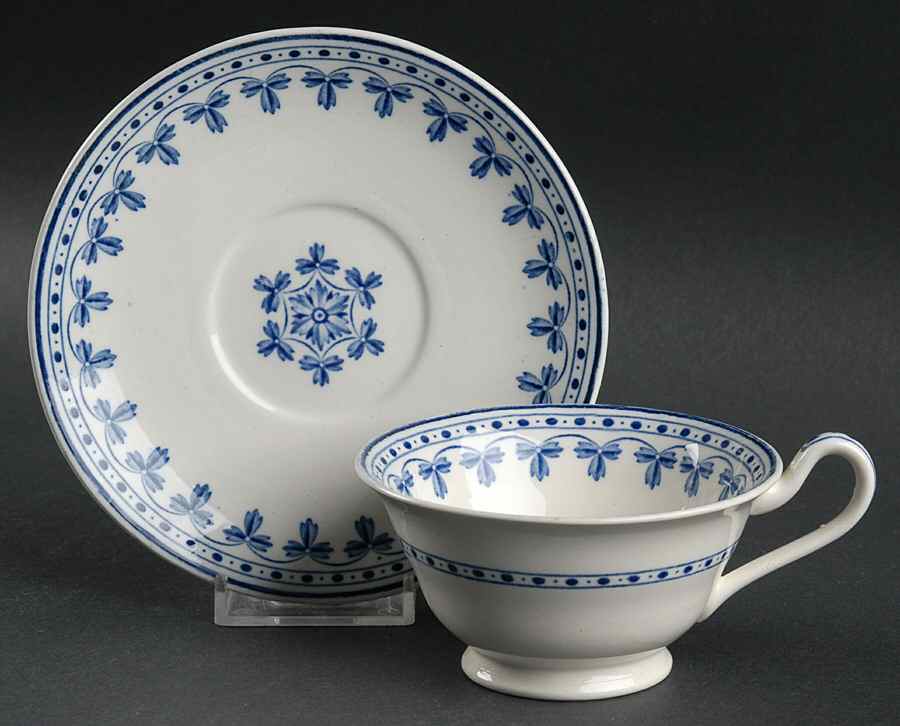Rome Footed Cup & Saucer Set by Wedgwood-1