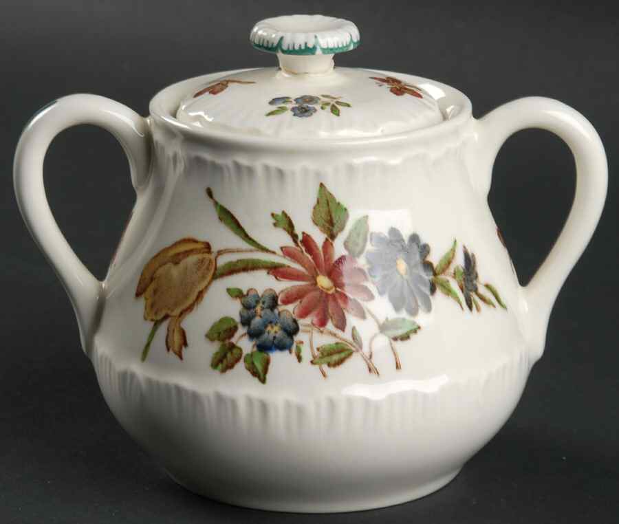 Robert Sprays Sugar Bowl & Lid by Wedgwood-1