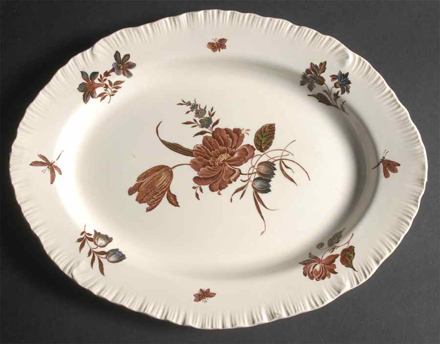 Robert Sprays 14" Oval Serving Platter by Wedgwood-1