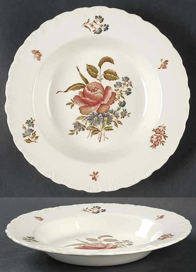 Robert Sprays Rim Soup Bowl by Wedgwood-1