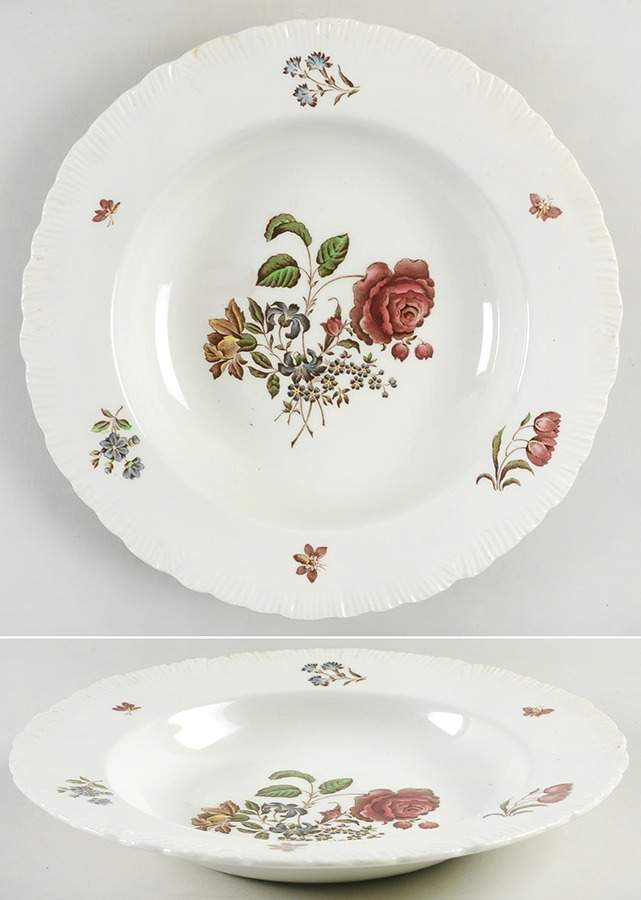 Robert Sprays Large Rim Soup Bowl by Wedgwood-1