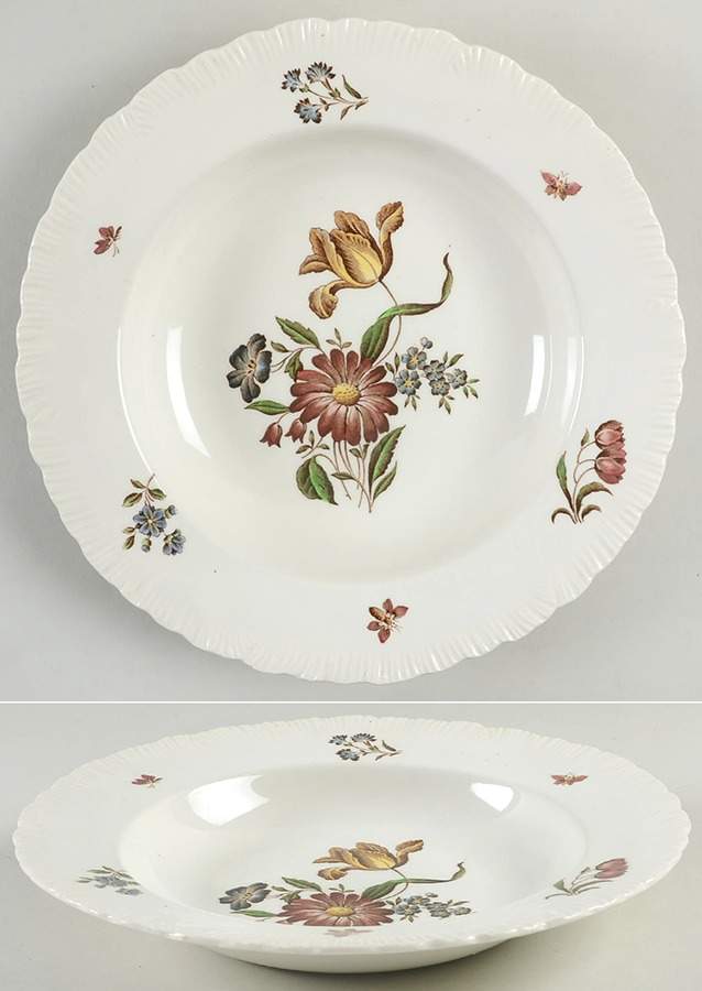Robert Sprays Large Rim Soup Bowl by Wedgwood-1