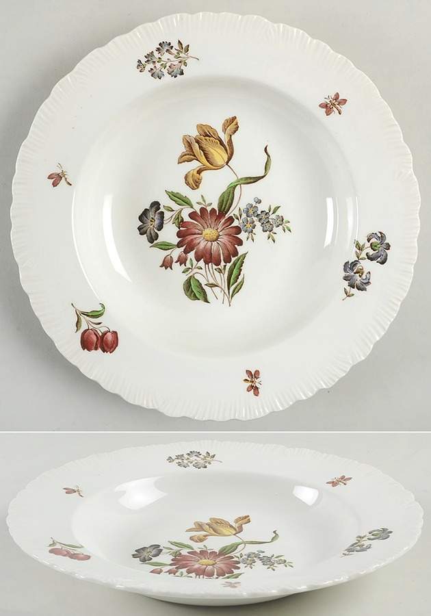 Robert Sprays Large Rim Soup Bowl by Wedgwood-1
