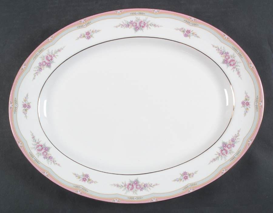 Rosalie 15" Oval Serving Platter by Wedgwood-1