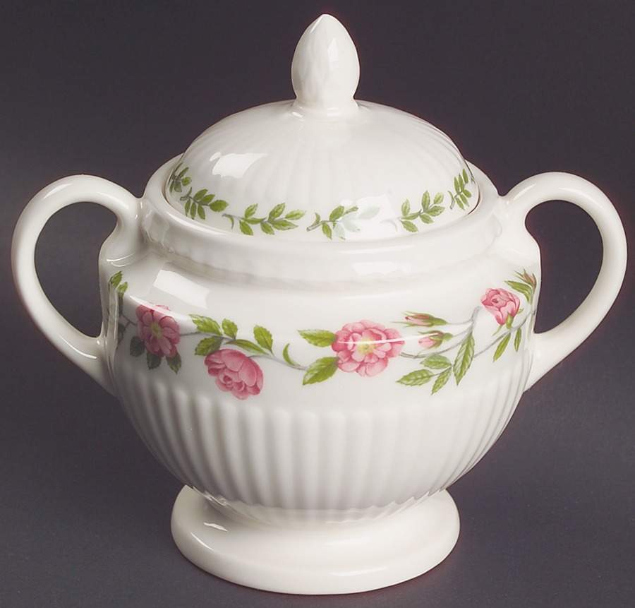 Rosalind Sugar Bowl & Lid by Wedgwood-1