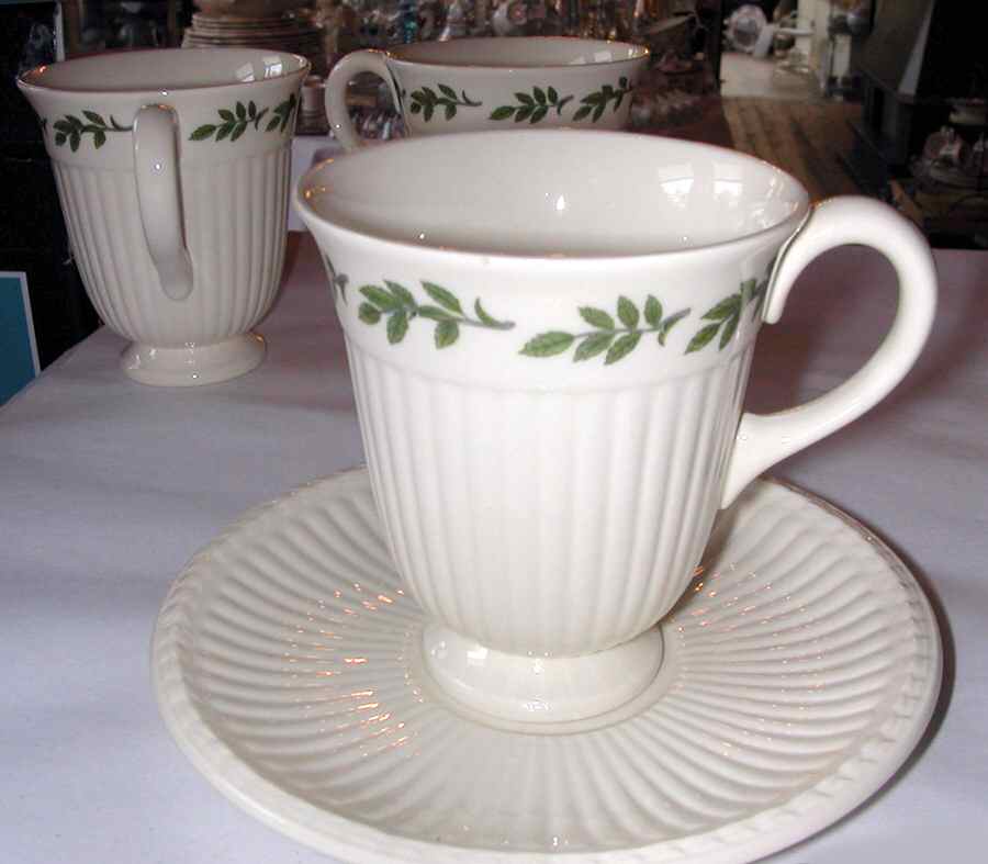 Rosalind Footed Demitasse Cup & Saucer Set by Wedgwood-1