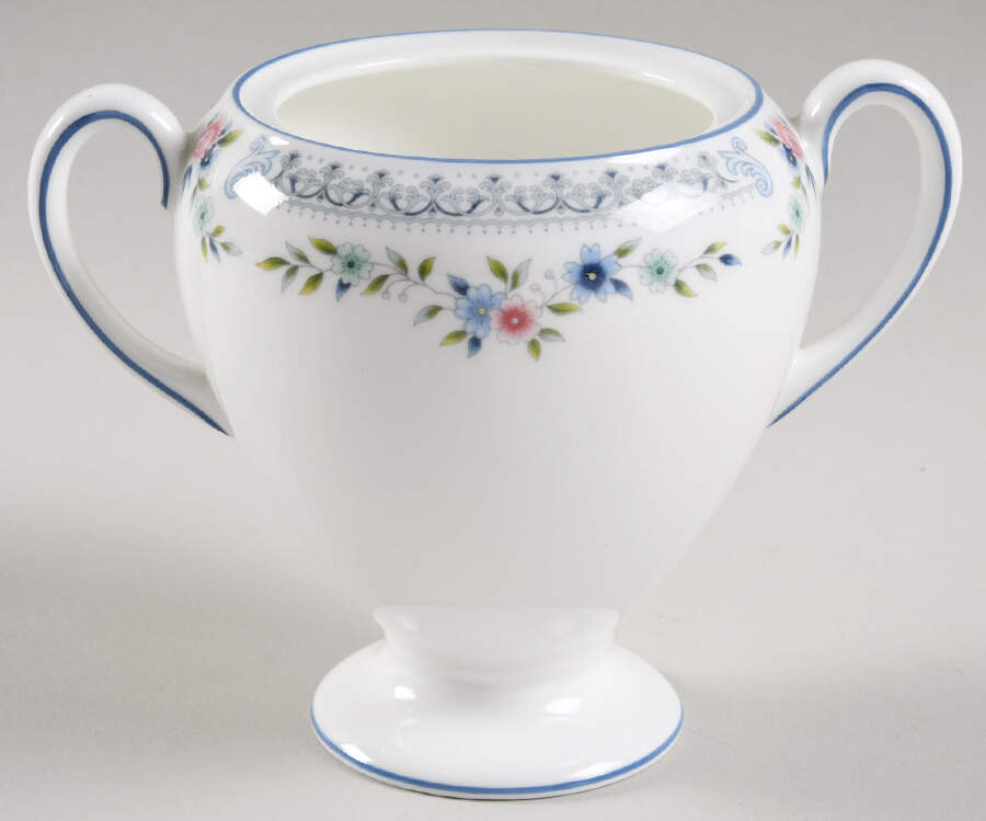 Rosedale Globe Shape Sugar Bowl No Lid by Wedgwood-1