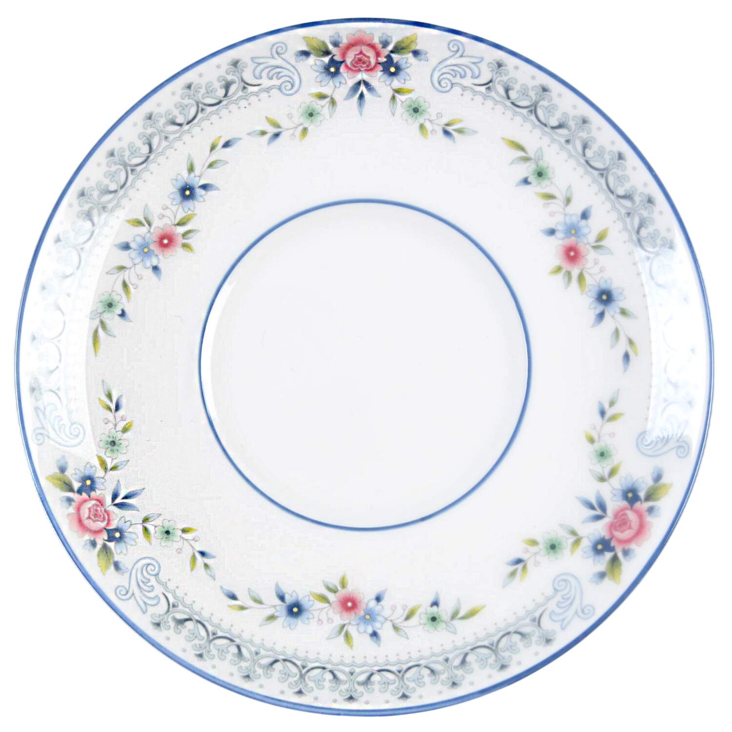 Rosedale Saucer for Bond Shape Demitasse Cup by Wedgwood-1