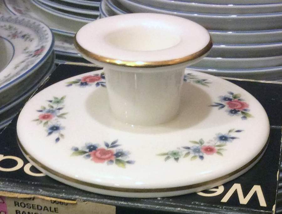 Rosedale 1" Small Candlestick by Wedgwood-1