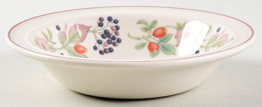 Roseberry Rim Fruit/Dessert (Sauce) Bowl by Wedgwood-1