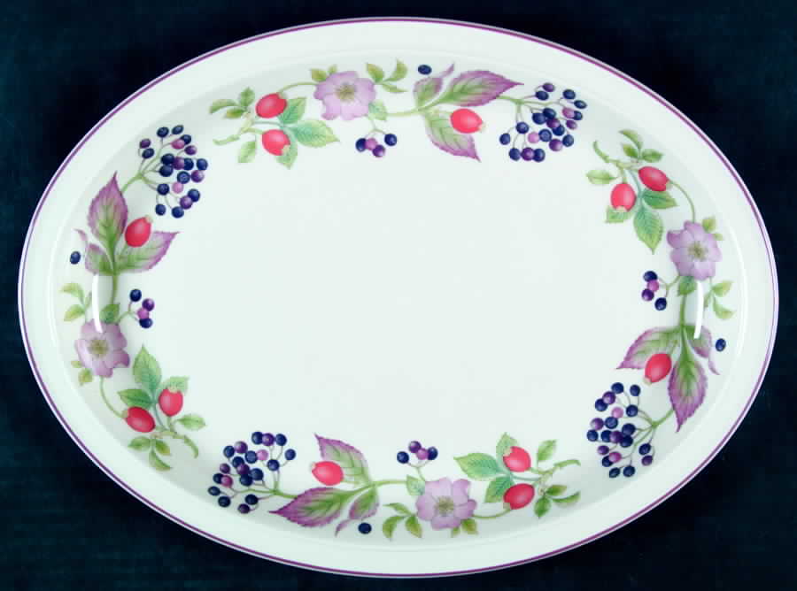 Roseberry 13" Oval Serving Platter by Wedgwood-1