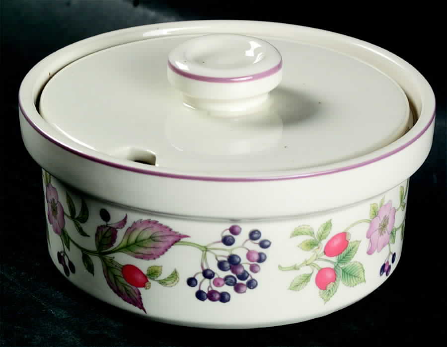 Roseberry Sugar Bowl & Lid by Wedgwood-1