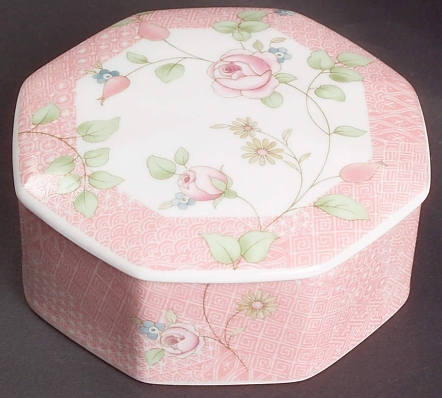 Rosehip Octagonal Box & Lid by Wedgwood-1