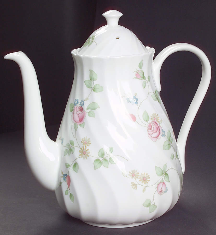 Rosehip Coffee Pot & Lid by Wedgwood-1