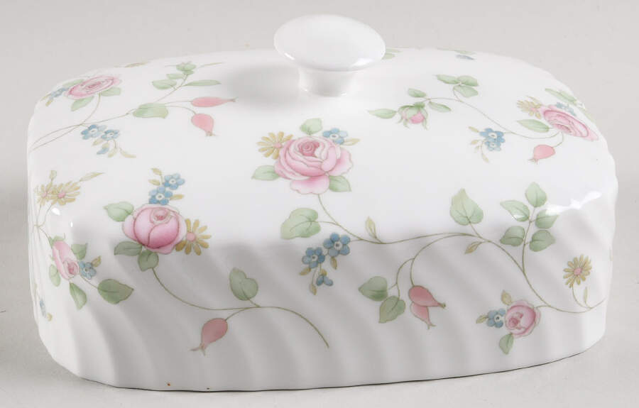 Rosehip Lid for 1/4 Lb Butter by Wedgwood-1