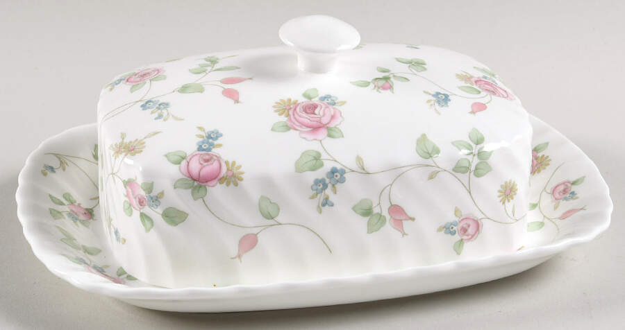 Rosehip 1/4 Lb Covered Butter by Wedgwood-1