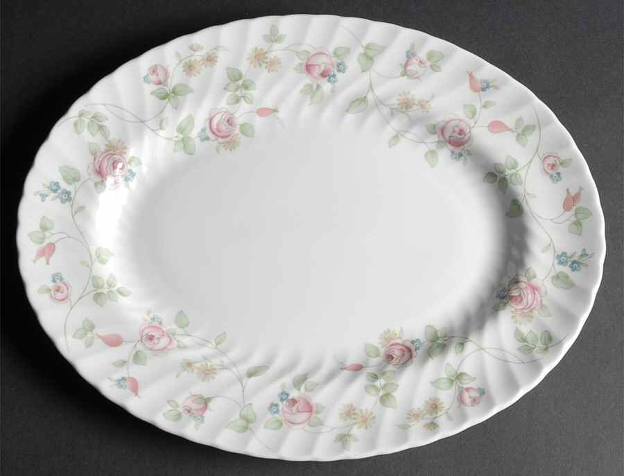 Rosehip 13" Oval Serving Platter by Wedgwood-1