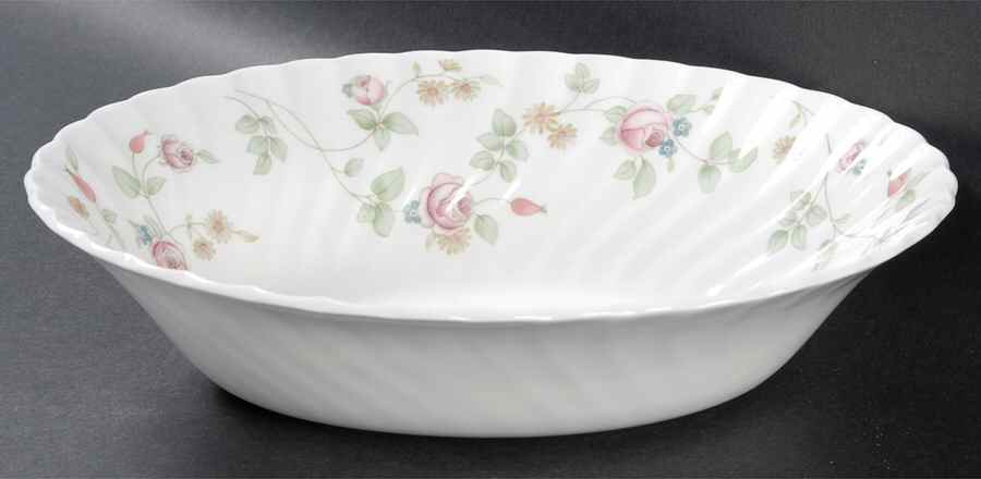 Rosehip 10" Oval Vegetable Bowl by Wedgwood-1