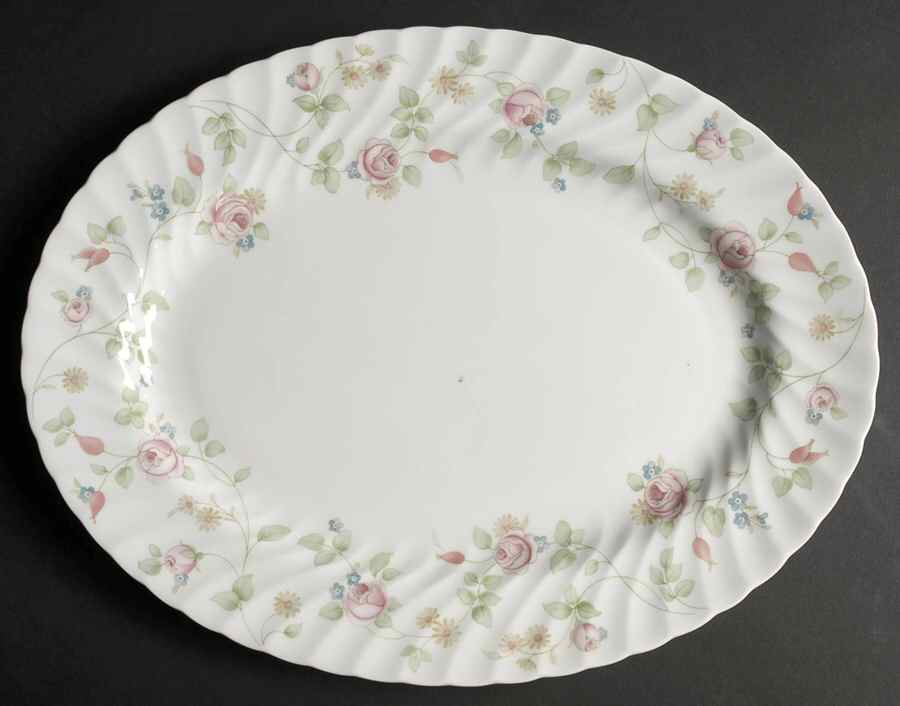 Rosehip 15" Oval Serving Platter by Wedgwood-1