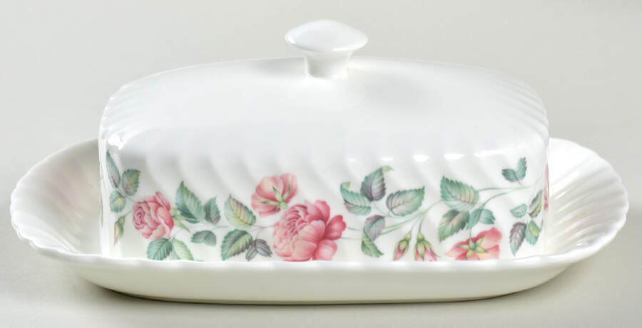 Rosehampton 1/4 Lb Covered Butter by Wedgwood-1
