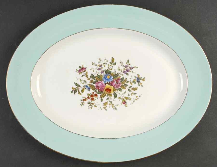 Rosemary 17" Oval Serving Platter by Wedgwood-1