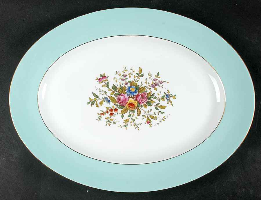 Rosemary 15" Oval Serving Platter by Wedgwood-1