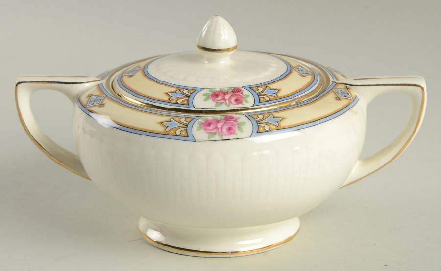 Rosemary Sugar Bowl & Lid by Wedgwood-1