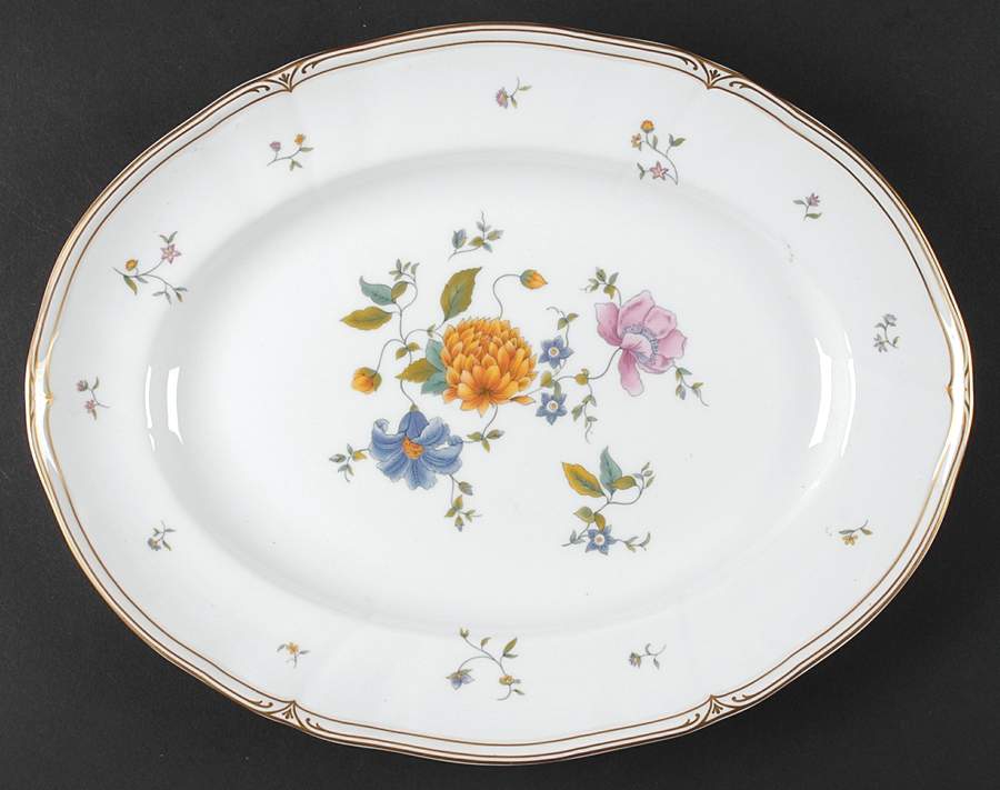 Rosemeade 13" Oval Serving Platter by Wedgwood-1