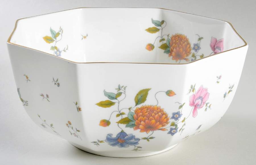 Rosemeade 8" Octagonal Vegetable Bowl by Wedgwood-1
