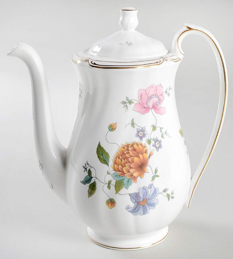 Rosemeade Coffee Pot & Lid by Wedgwood-1