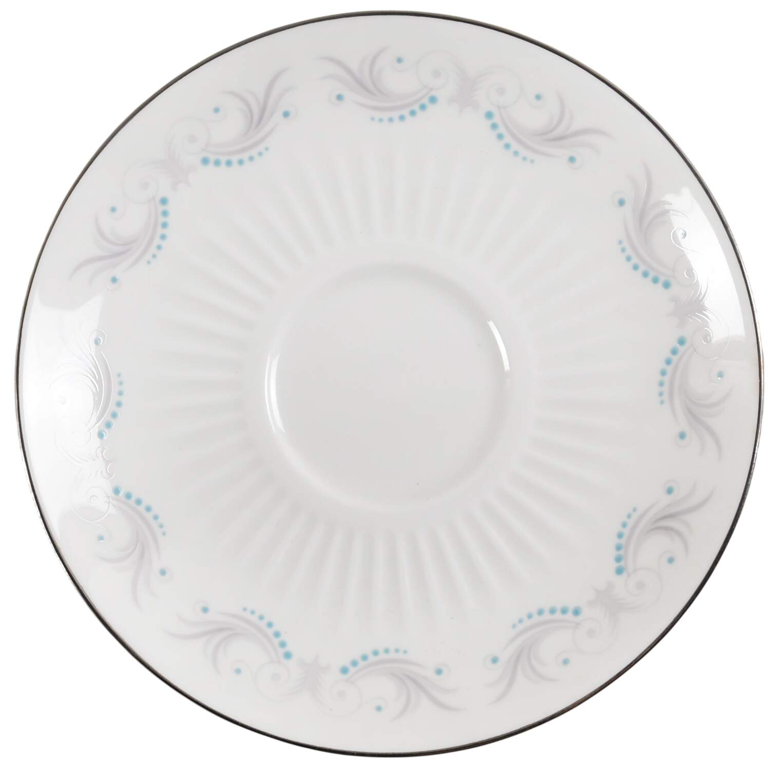 Rouen (Platinum Trim) Saucer by Wedgwood-1