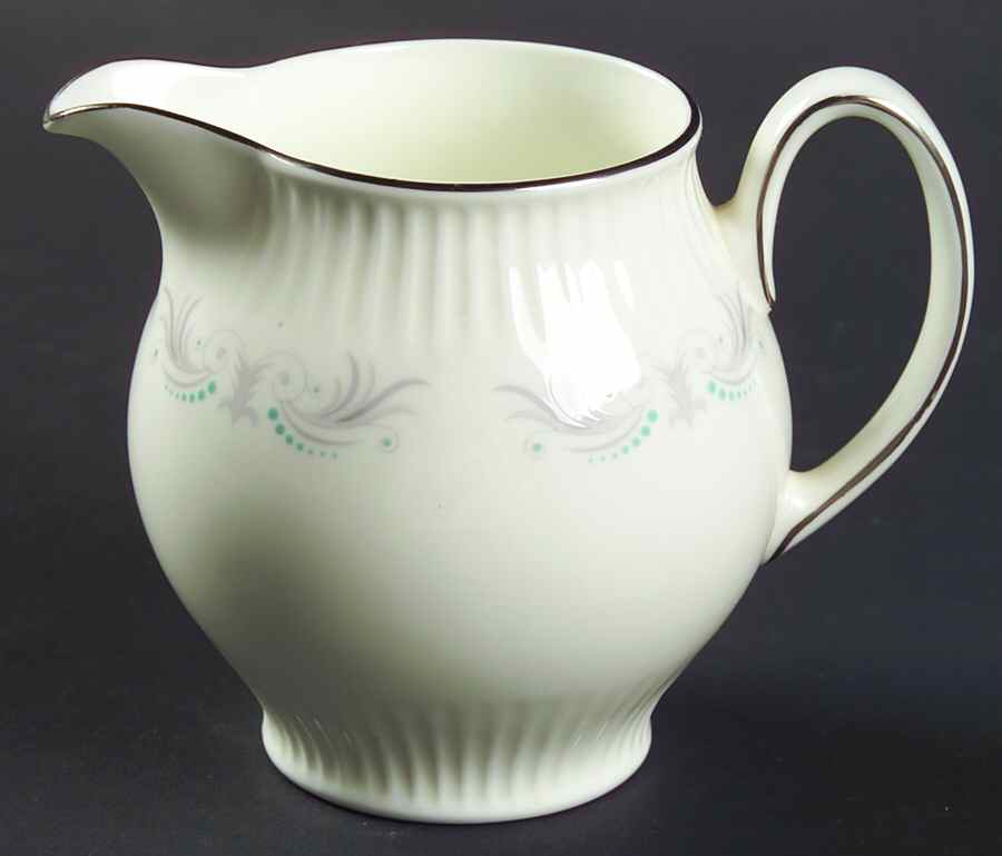 Rouen (Platinum Trim) Creamer by Wedgwood-1
