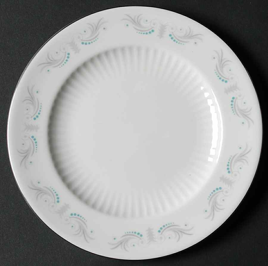 Rouen (Platinum Trim) Bread & Butter Plate by Wedgwood-1