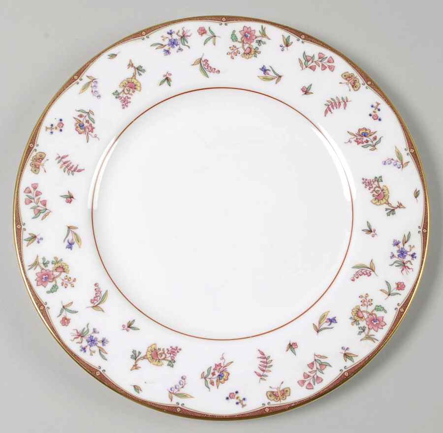Rouen (Gold Trim) Luncheon Plate by Wedgwood-1