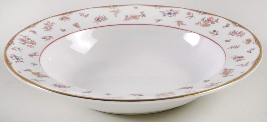 Rouen (Gold Trim) Rim Soup Bowl by Wedgwood-1