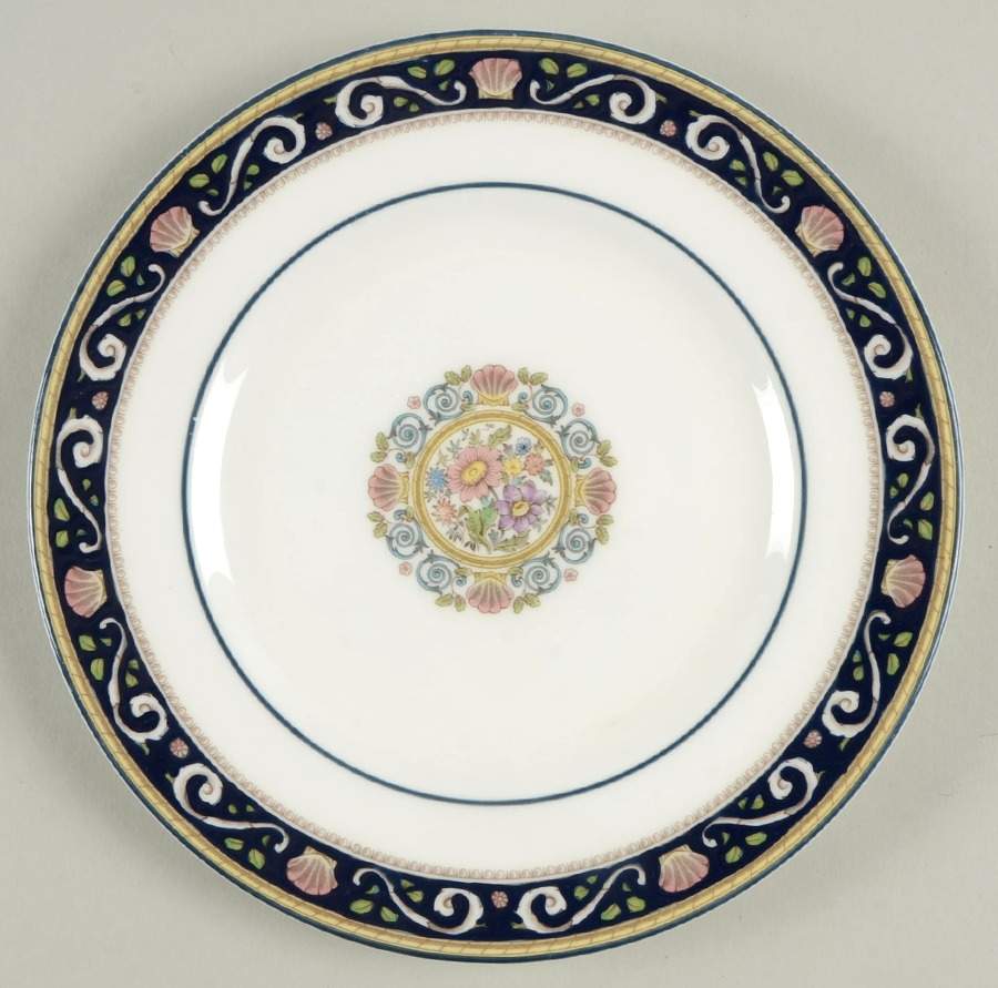 Runnymede Blue Dessert/Pie Plate by Wedgwood-1