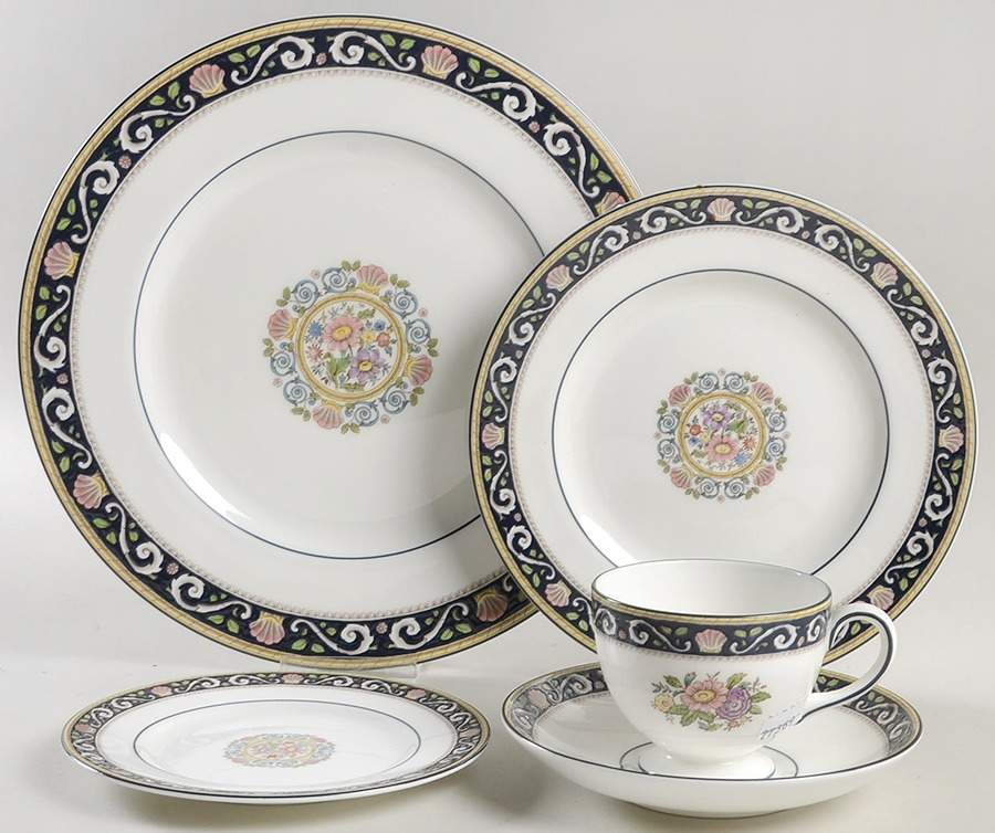 Runnymede Blue 40 Piece Estate Set by Wedgwood-1