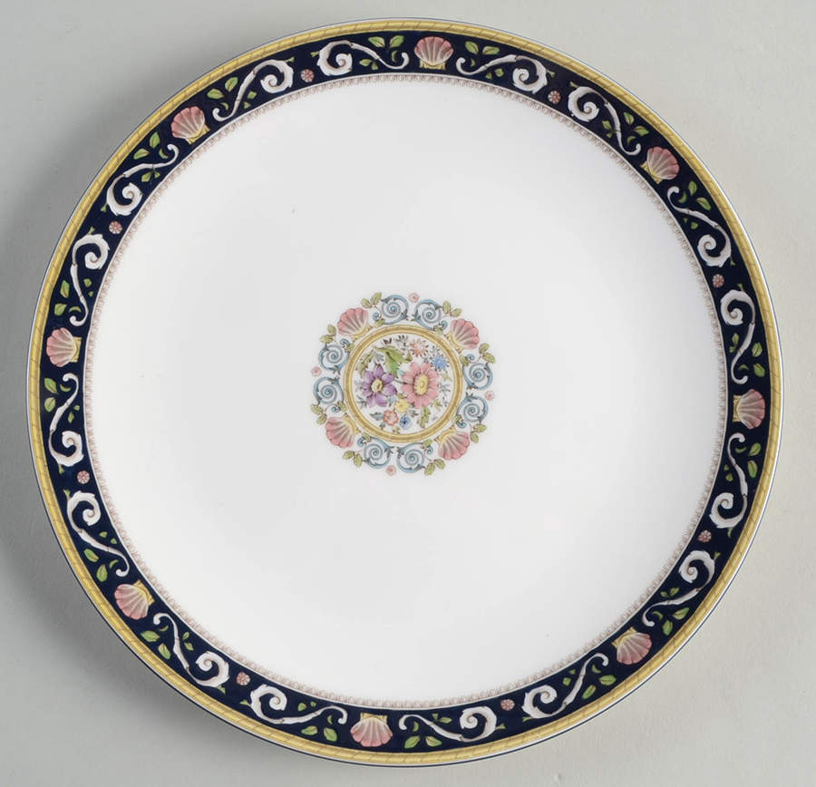 Runnymede Blue Cake Plate by Wedgwood-1