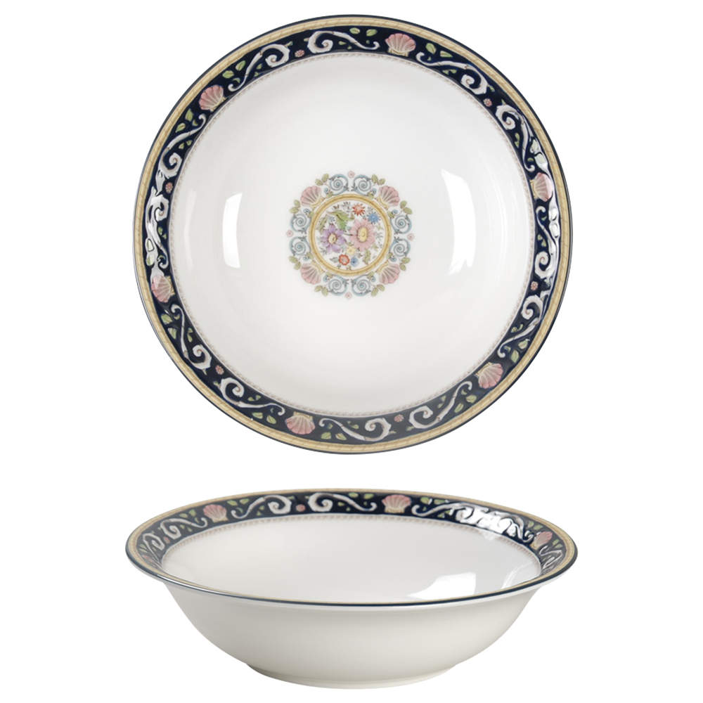 Runnymede Blue Coupe Cereal Bowl by Wedgwood-1