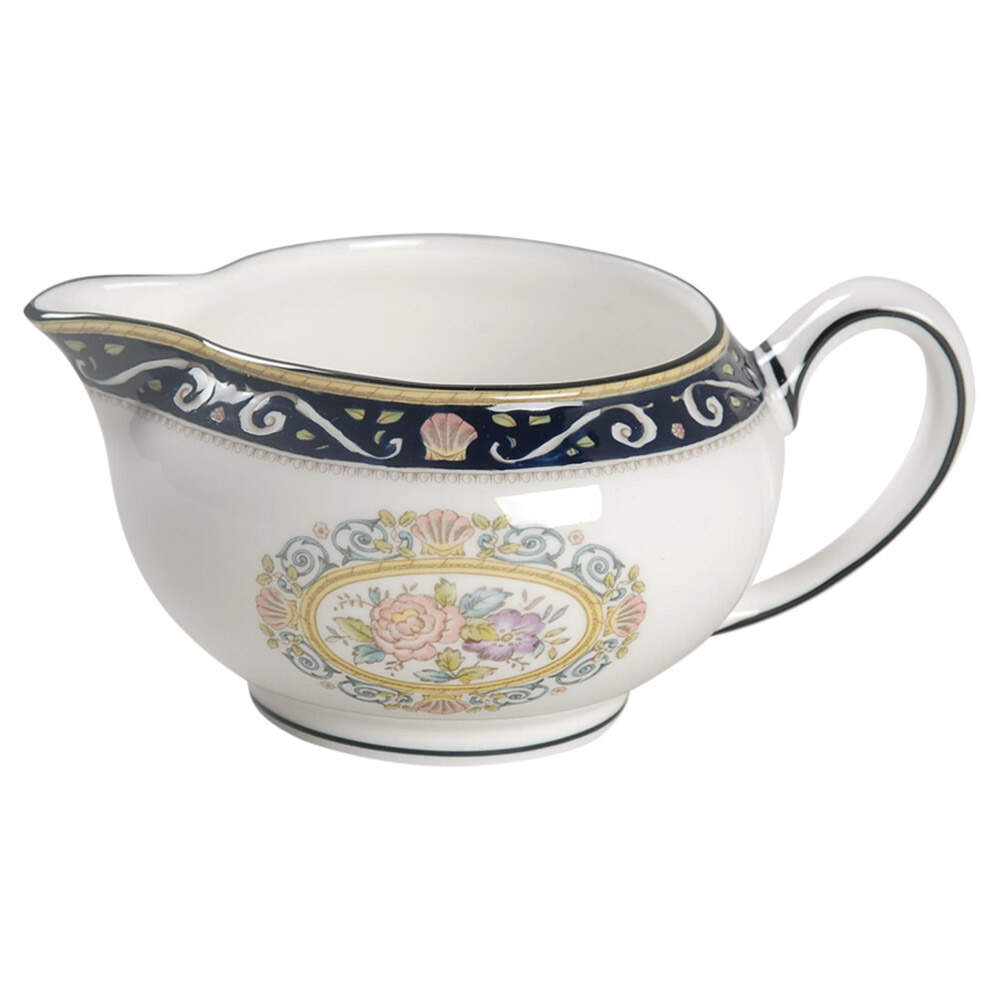 Runnymede Blue 146 Shape Creamer by Wedgwood-1