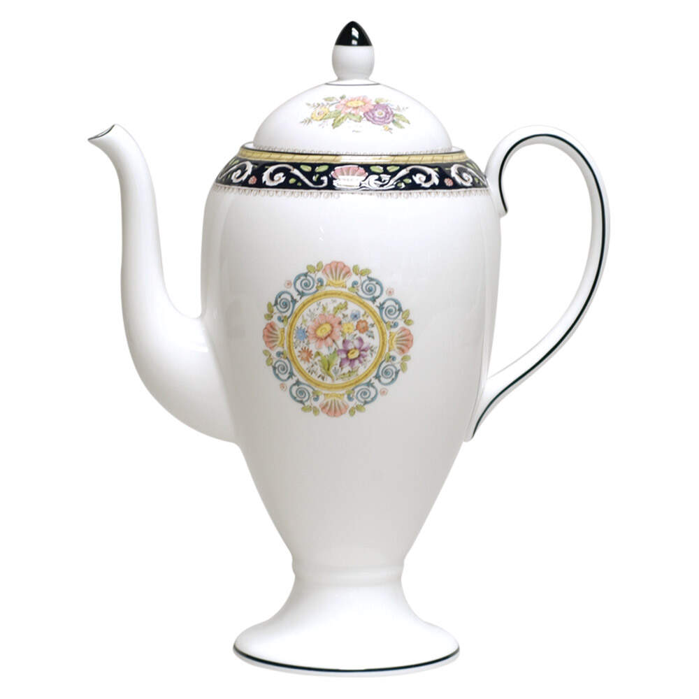 Runnymede Blue Coffee Pot & Lid by Wedgwood-1